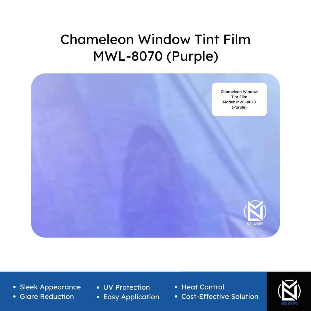 Chameleon Window Tint Film MWL-8070 Purple