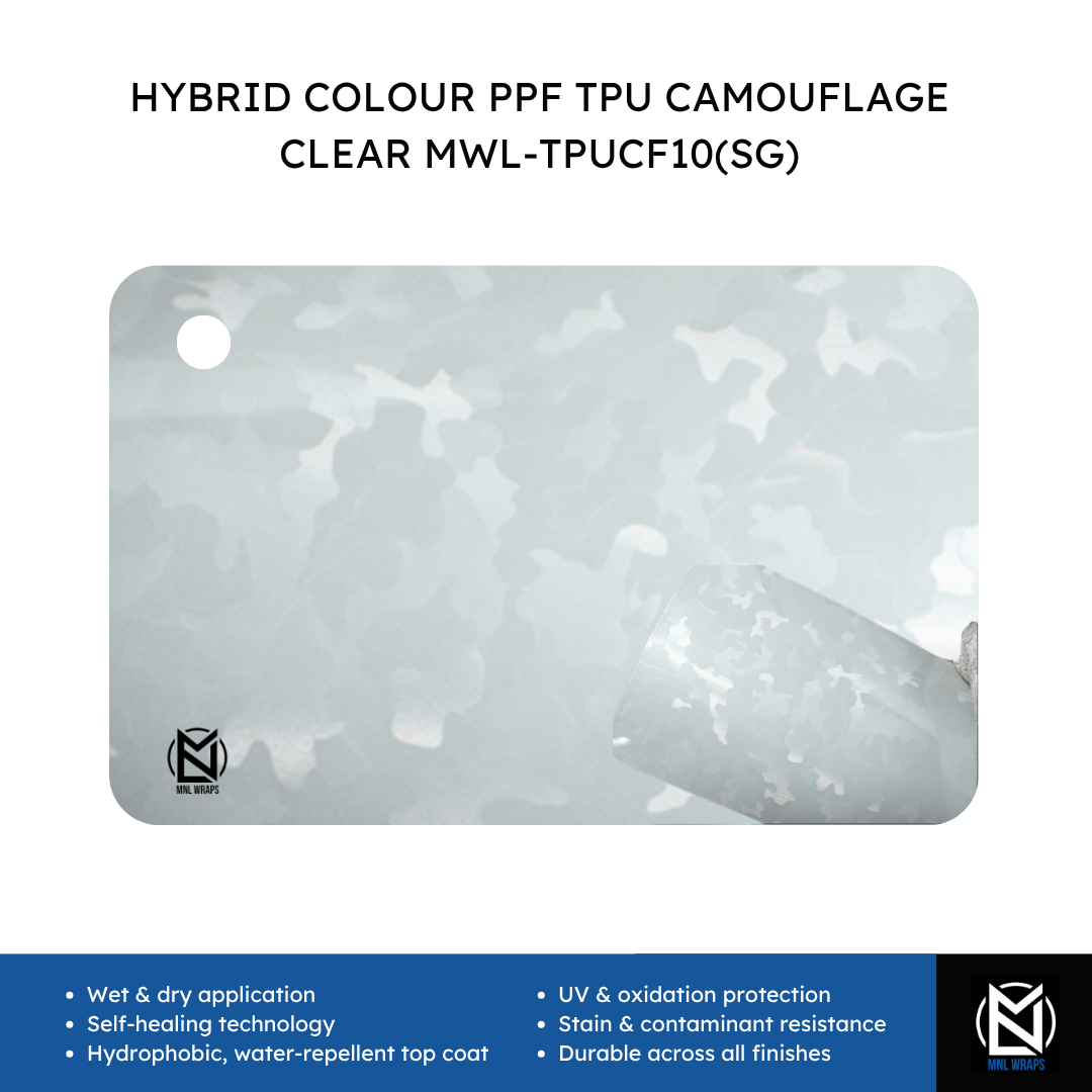 HYBRID COLOUR PPF TPU CAMOUFLAGE CLEAR MWL-TPUCF10(SG)