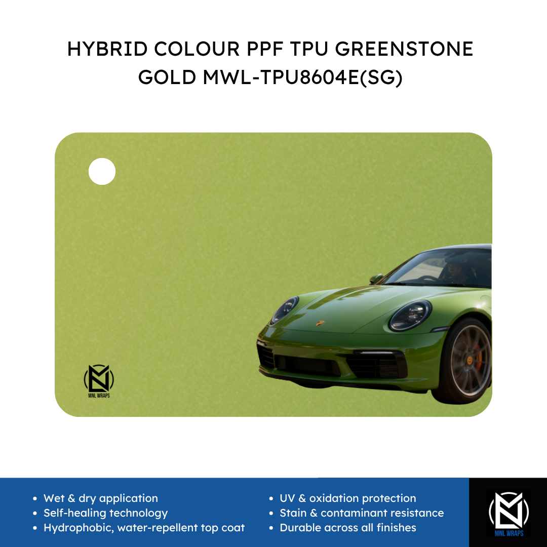 HYBRID COLOUR PPF TPU GREENSTONE GOLD MWL-TPU8604E(SG)