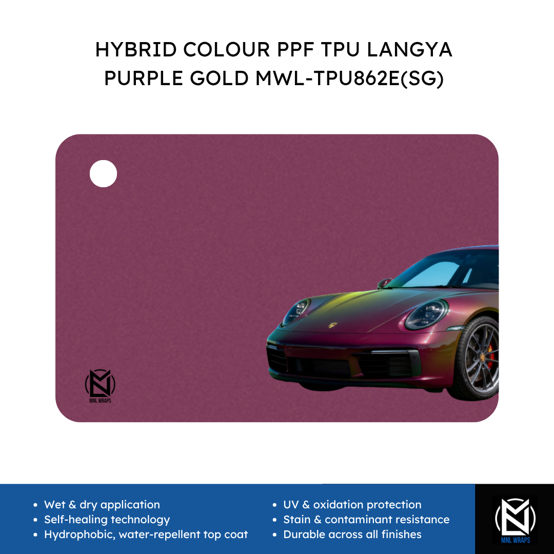 HYBRID COLOUR PPF TPU LANGYA PURPLE GOLD MWL-TPU862E(SG)