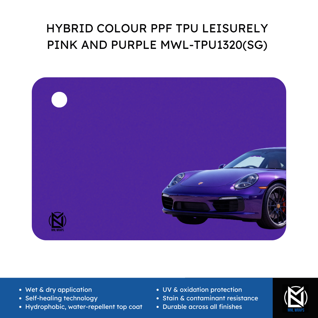 HYBRID COLOUR PPF TPU LEISURELY PINK AND PURPLE MWL-TPU1320(SG)