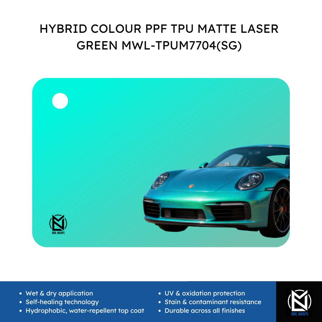 HYBRID COLOUR PPF TPU MATTE LASER GREEN MWL-TPUM7704(SG)