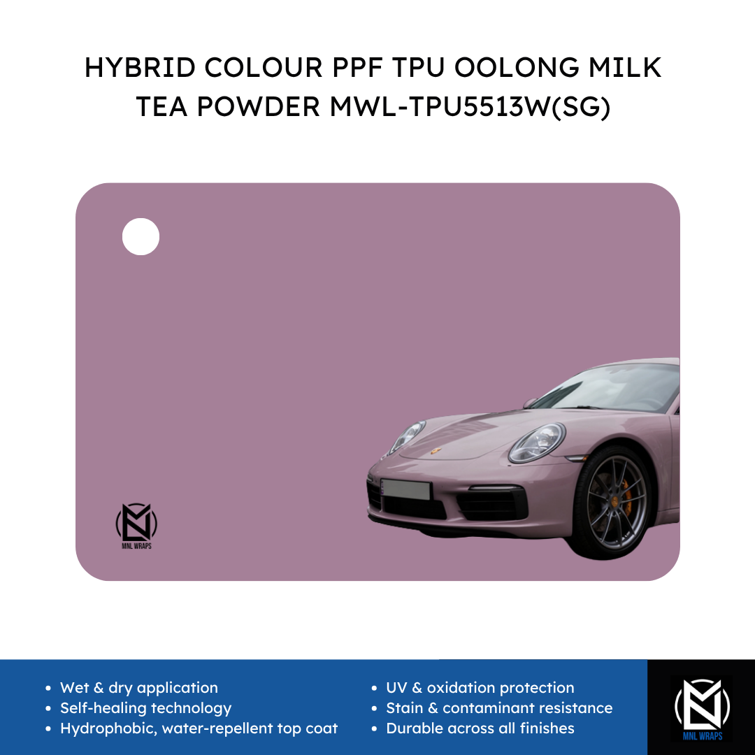HYBRID COLOUR PPF TPU OOLONG MILK TEA POWDER MWL-TPU5513W(SG)