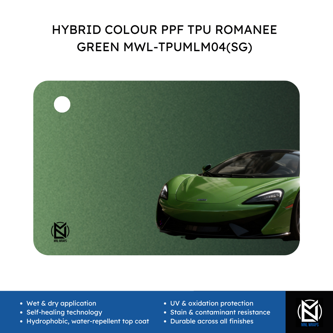 HYBRID COLOUR PPF TPU ROMANEE GREEN MWL-TPUMLM04(SG)