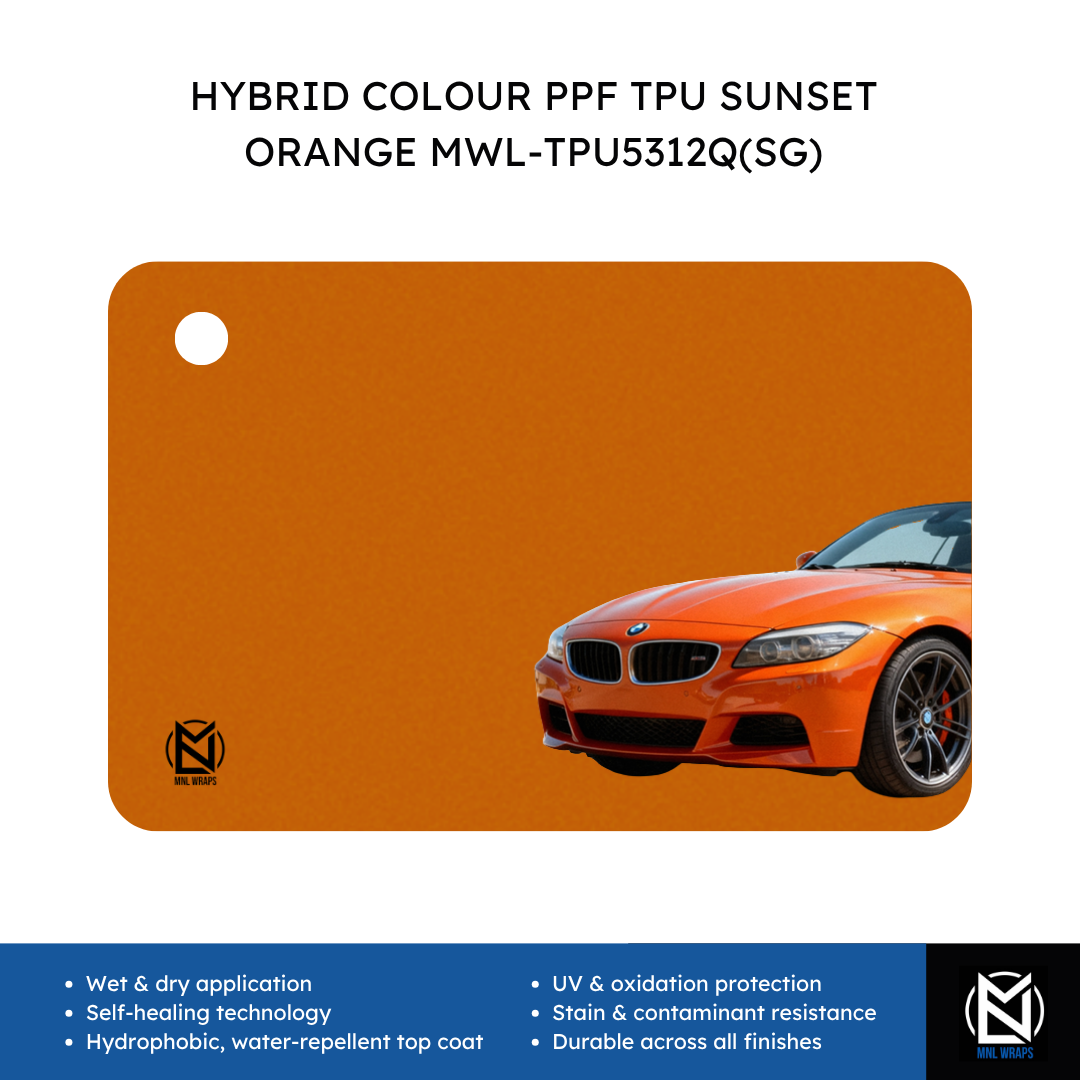 HYBRID COLOUR PPF TPU SUNSET ORANGE MWL-TPU5312Q(SG)