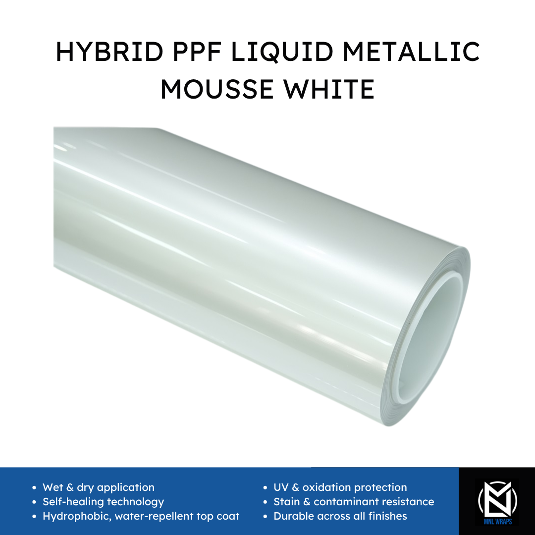 Hybrid PPF Liquid Metallic Mousse White