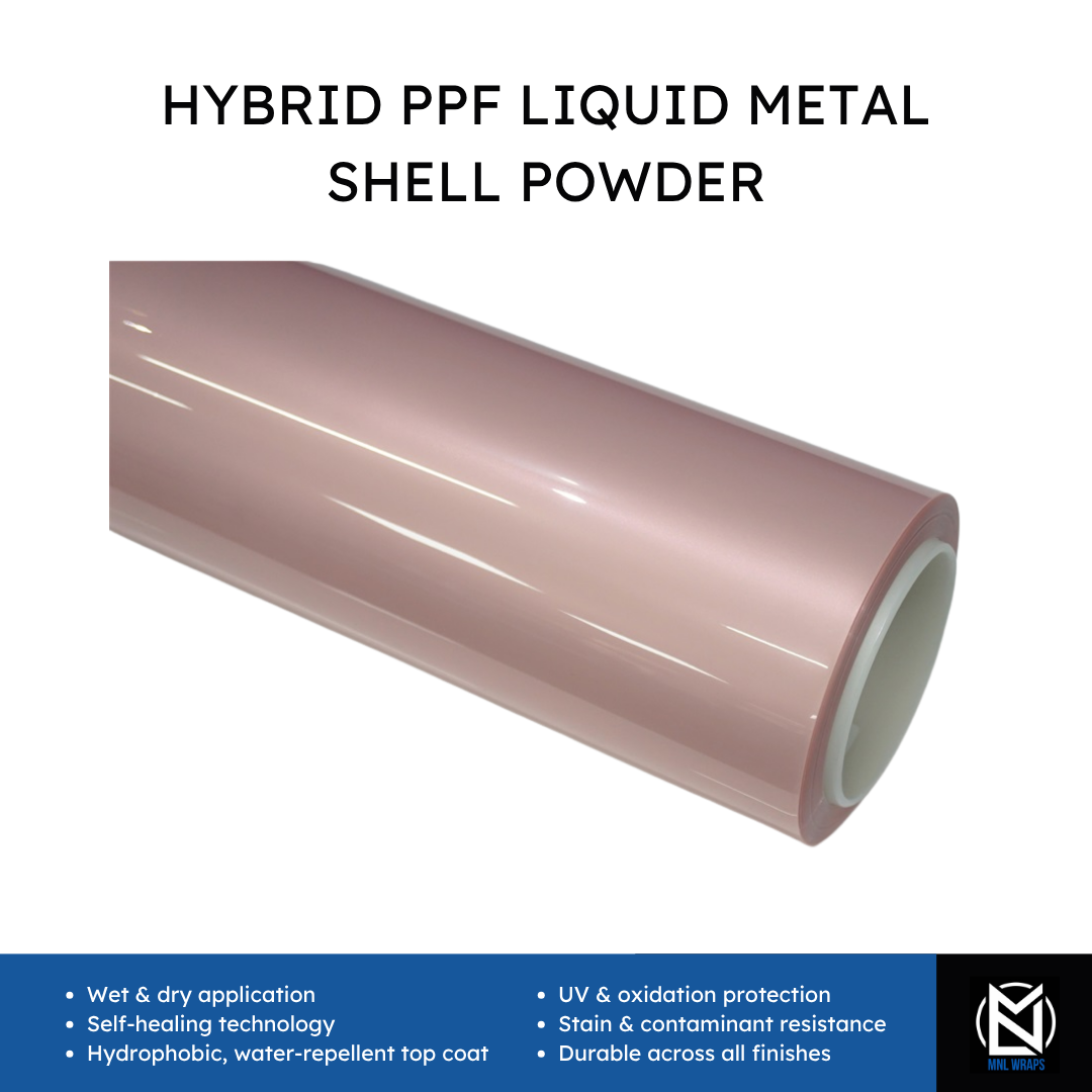 Hybrid PPF Liquid Metal Shell Powder