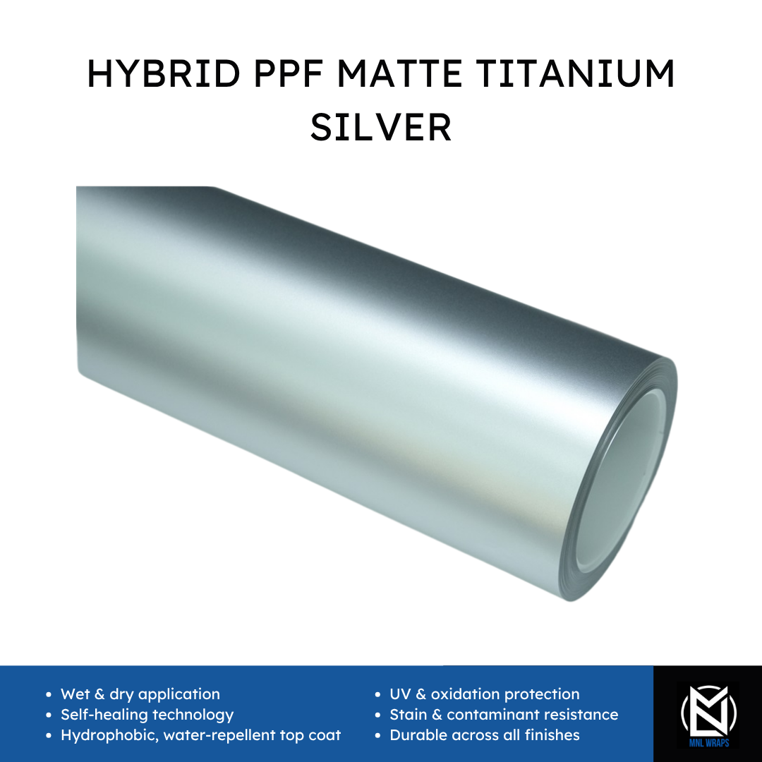 Hybrid PPF Matte Titanium Silver