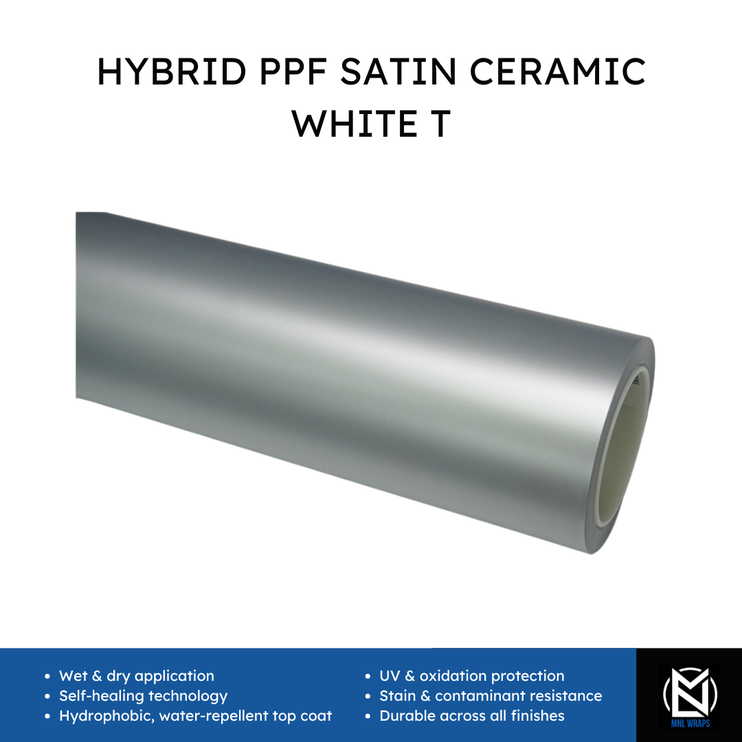 Hybrid PPF Satin Ceramic White