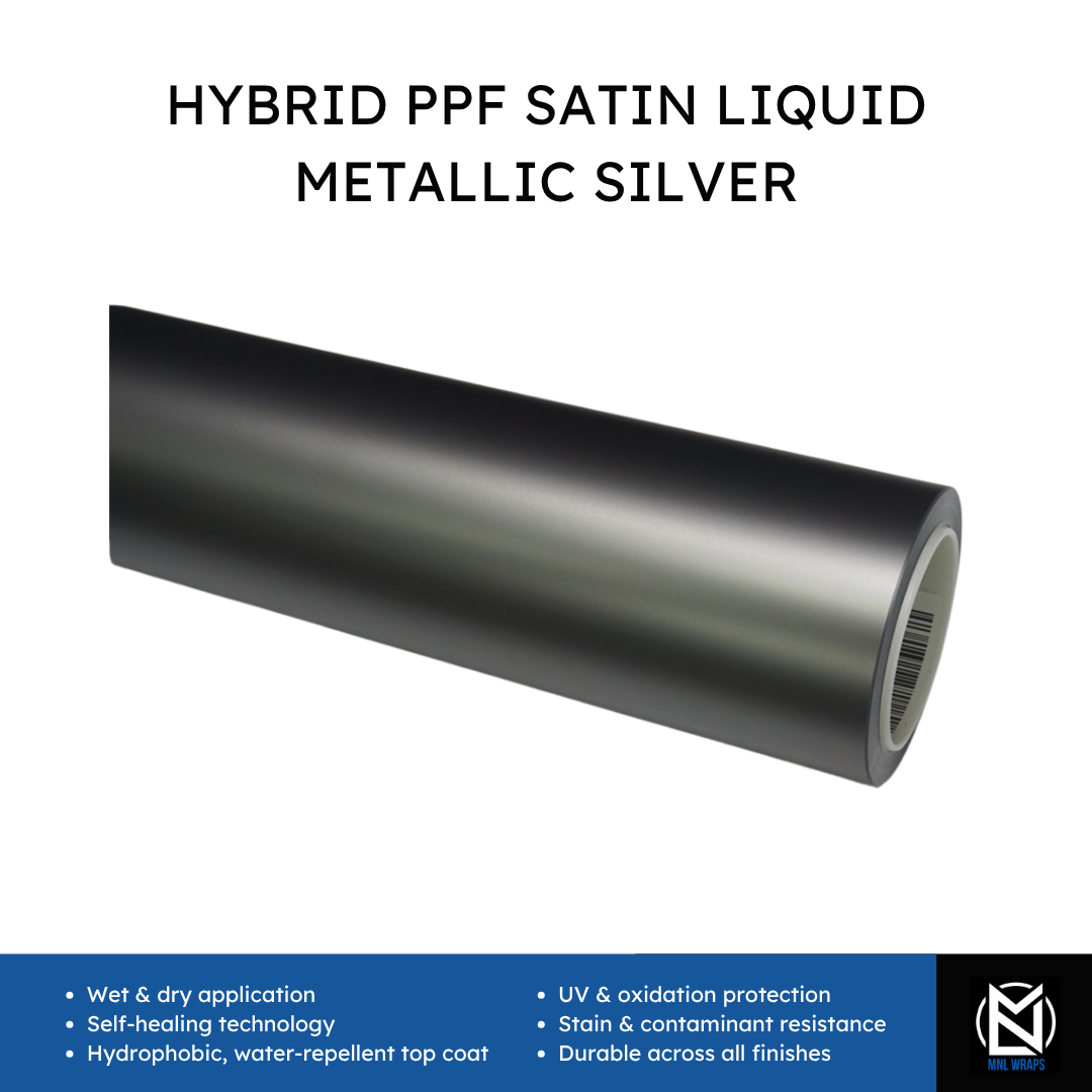 Hybrid PPF Satin Liquid Metallic Silver