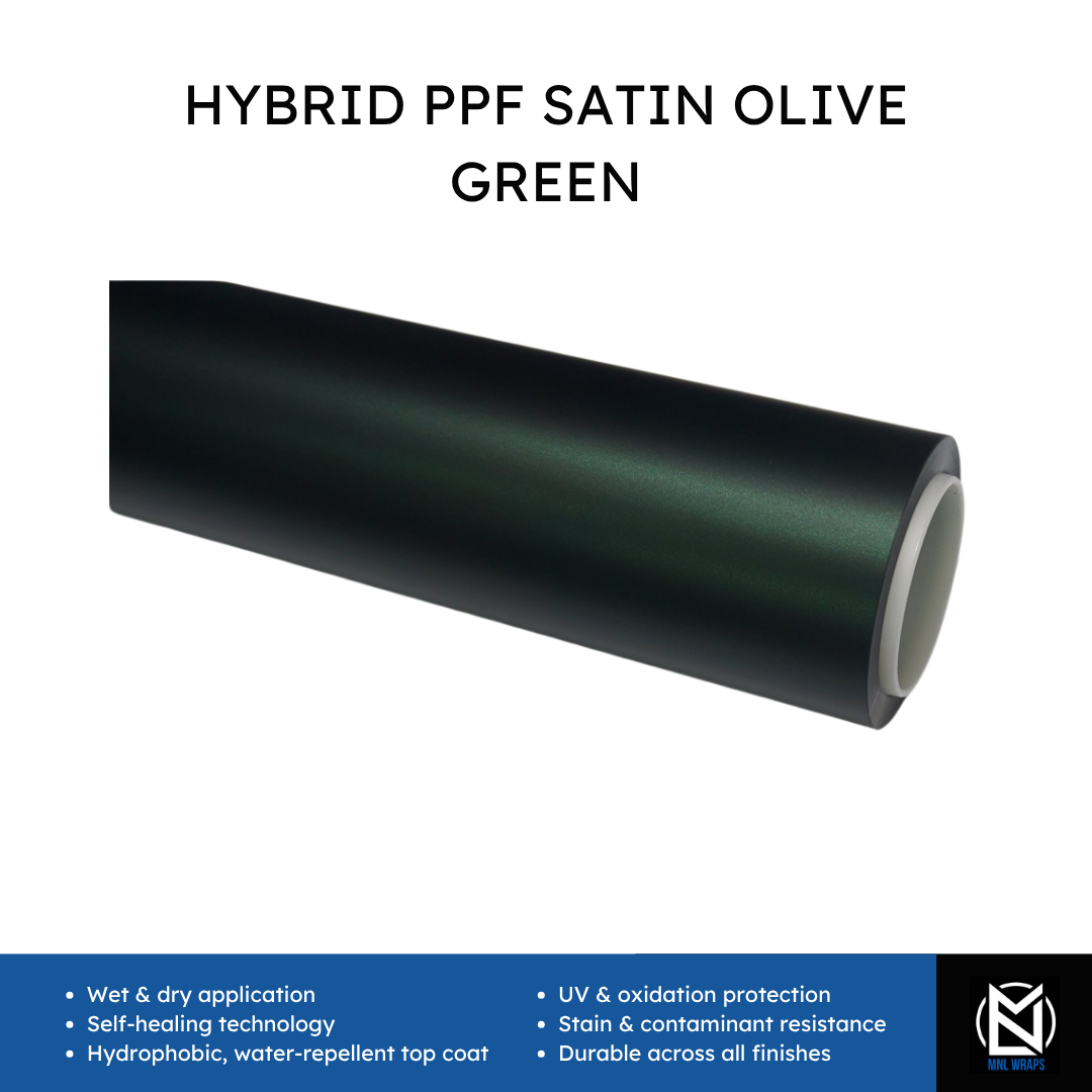 Hybrid PPF Satin Olive Green