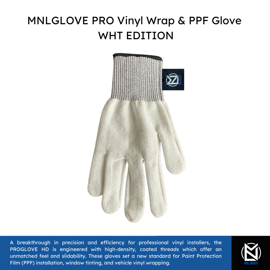 MNLGLOVE PRO Vinyl Wrap & PPF Glove - WHT EDITION