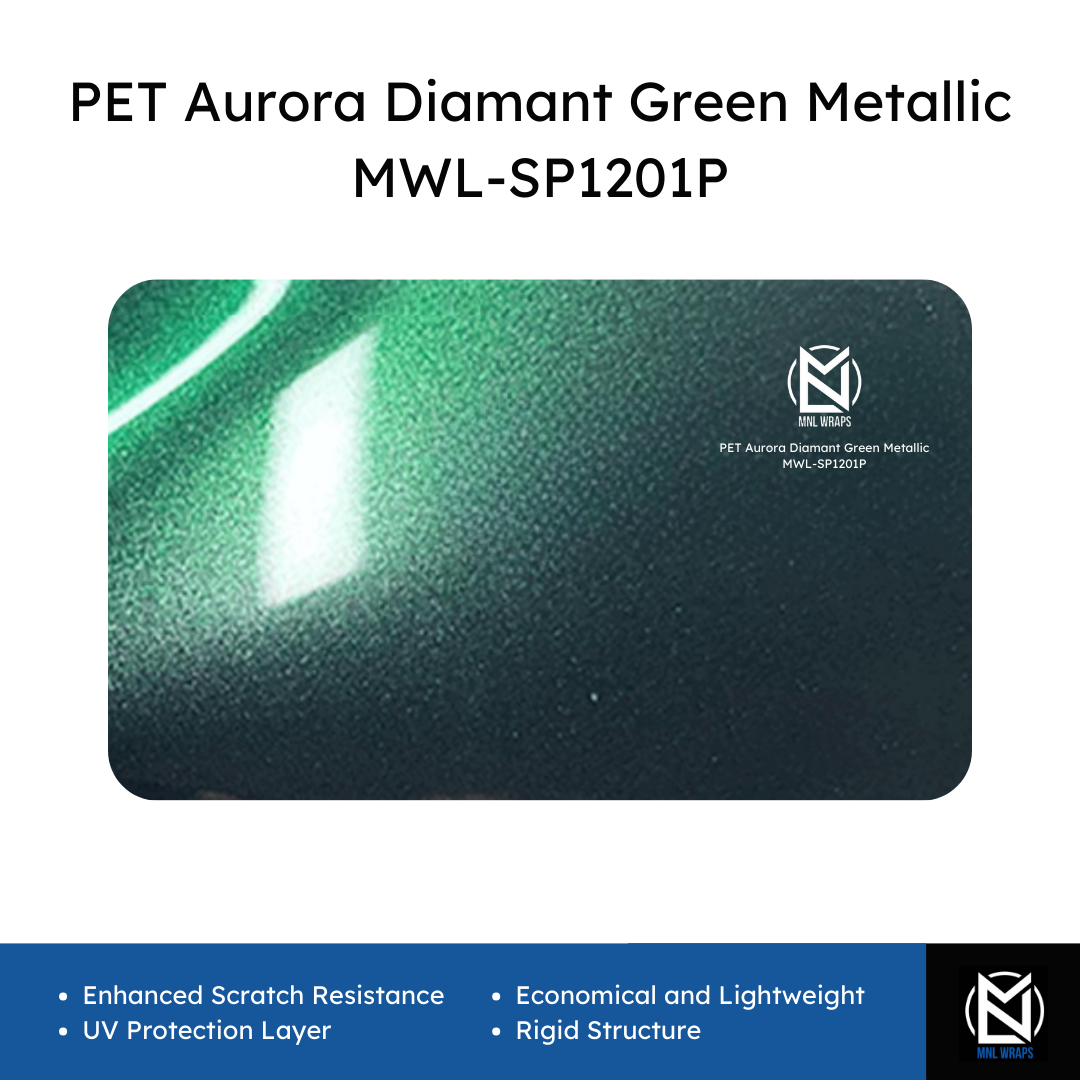 PET Aurora Diamant Green Metallic MWL-SP1201P