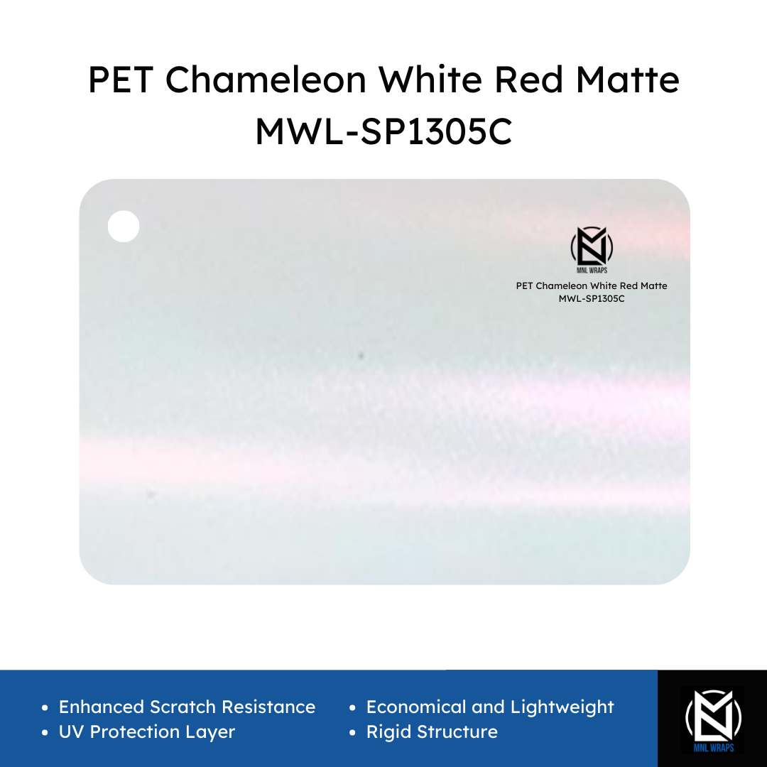 PET Chameleon White Red Matte MWL-SP1305C