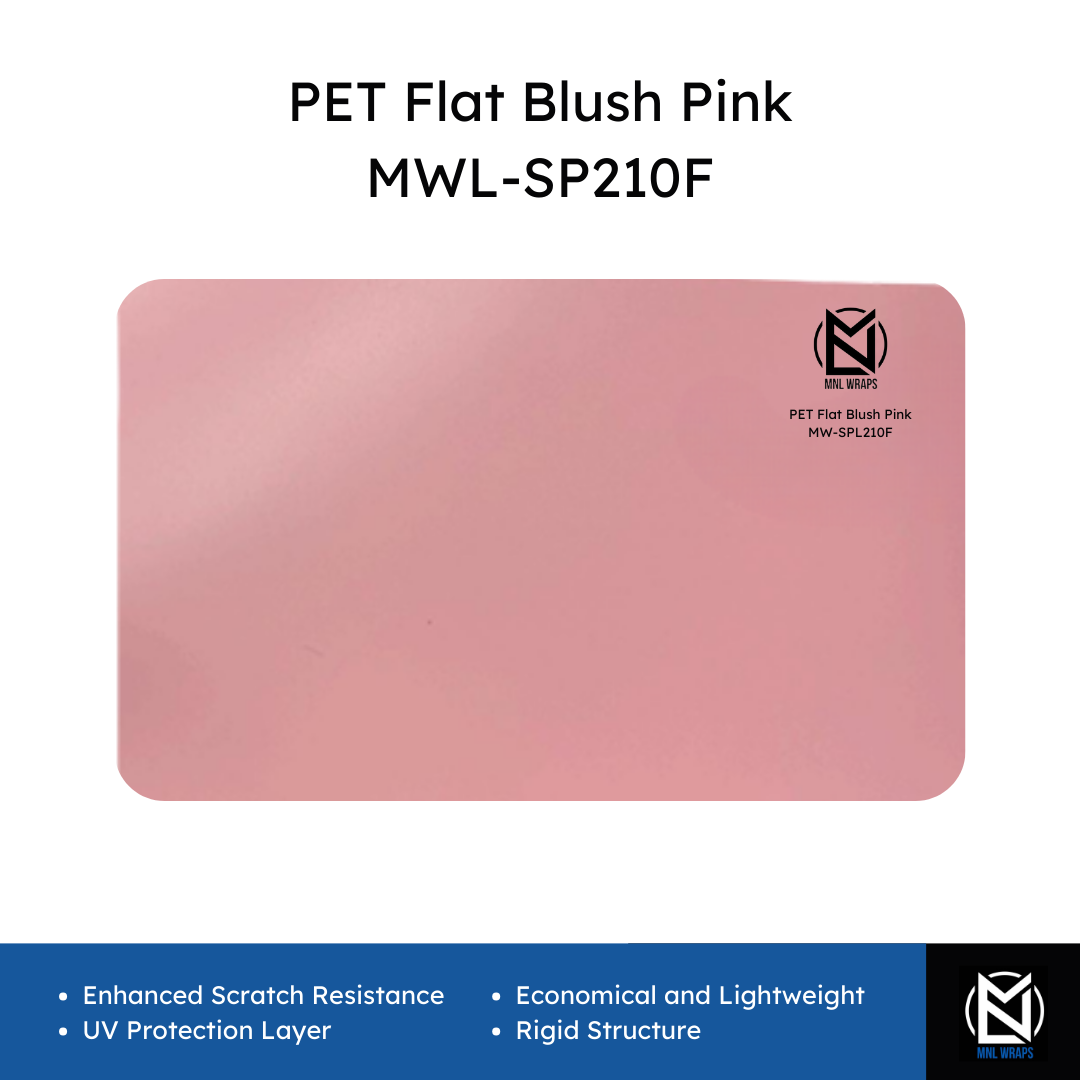 PET Flat Blush Pink MWL-SP210F