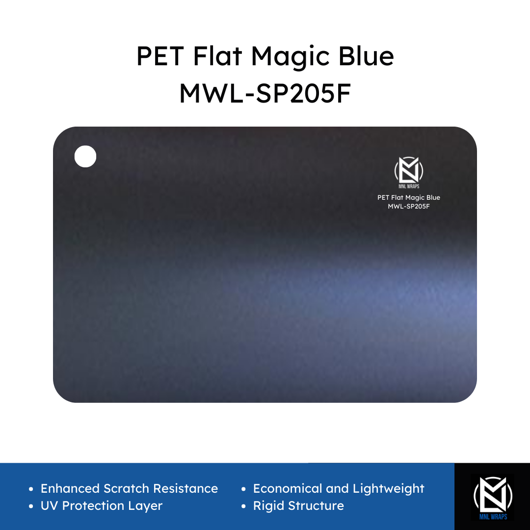 PET Flat Magic Blue MWL-SP205F