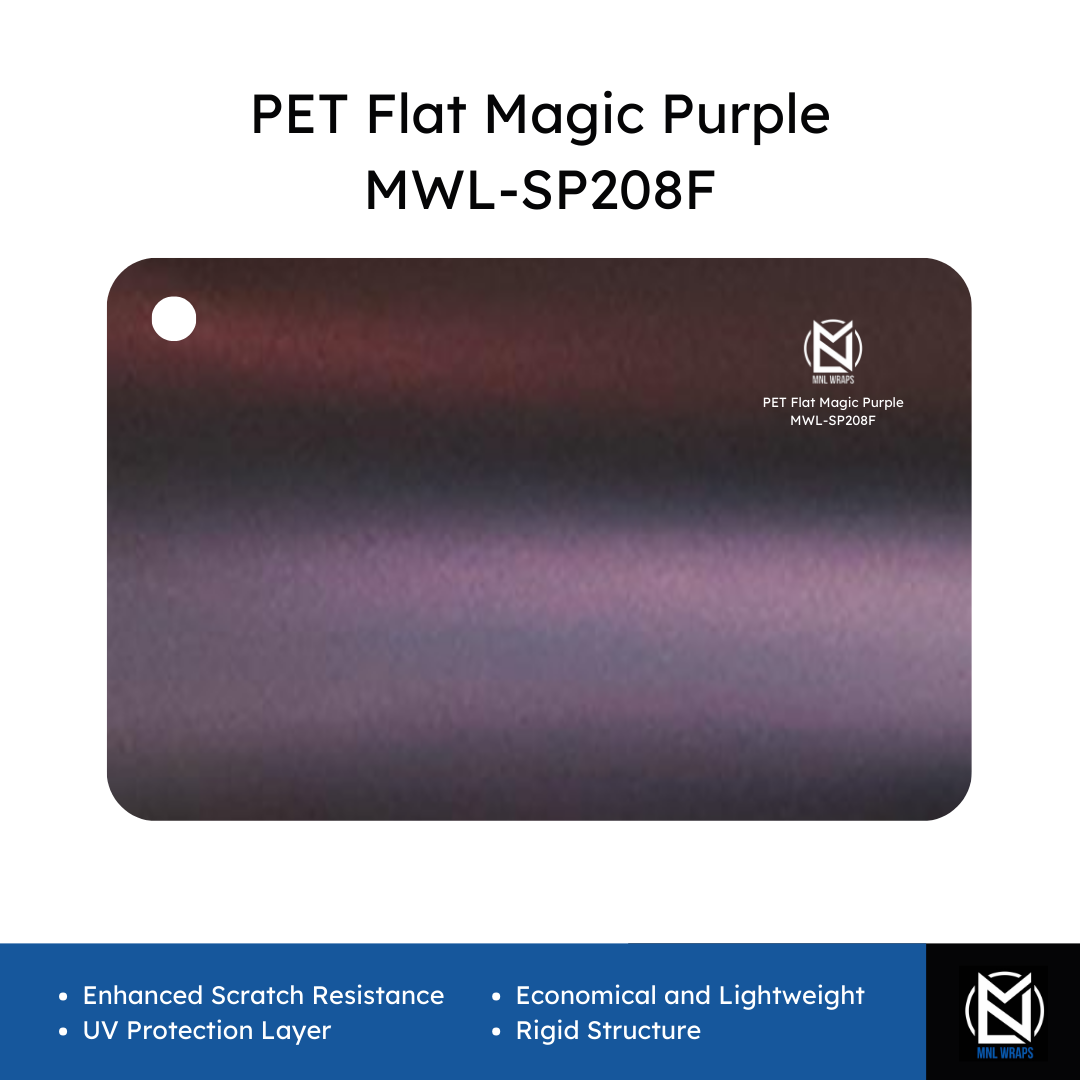 PET Flat Magic Purple MWL-SP208F