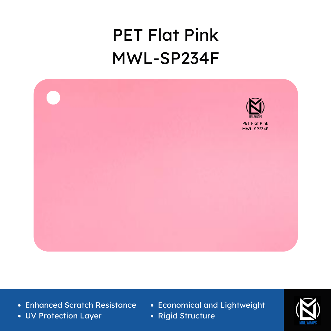 PET Flat Pink MWL-SP234F