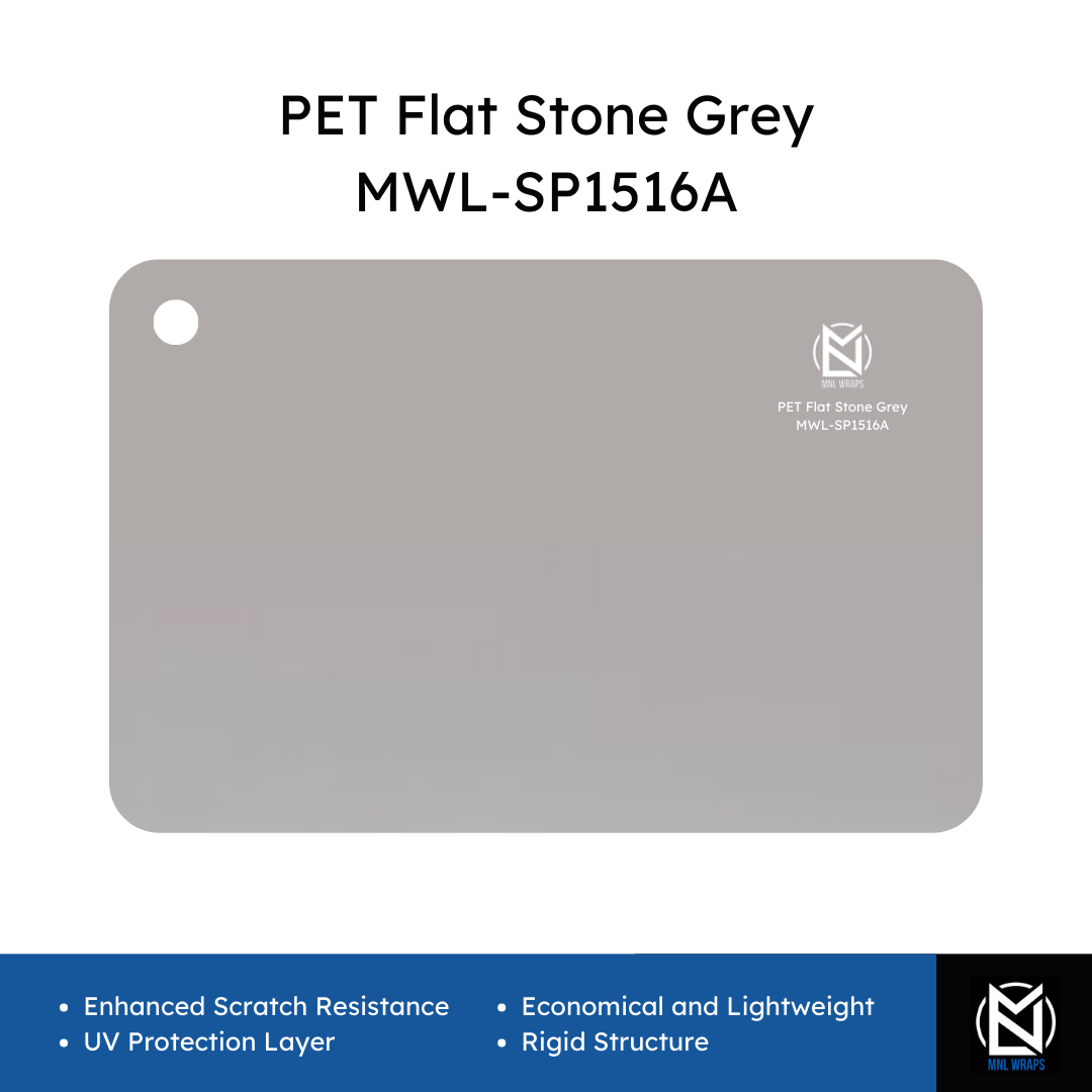 PET Flat Stone Grey MWL-SP1516A