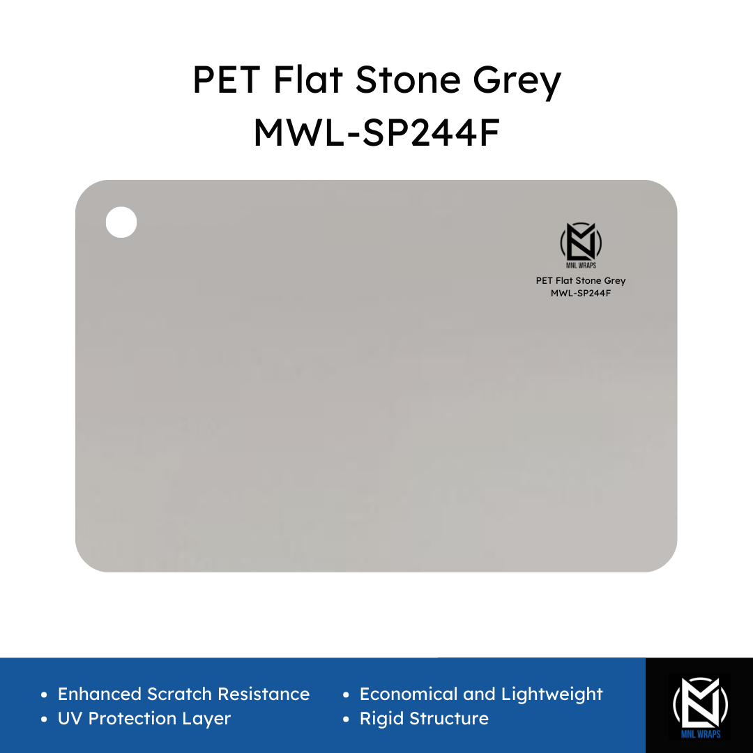 PET Flat Stone Grey MWL-SP244F