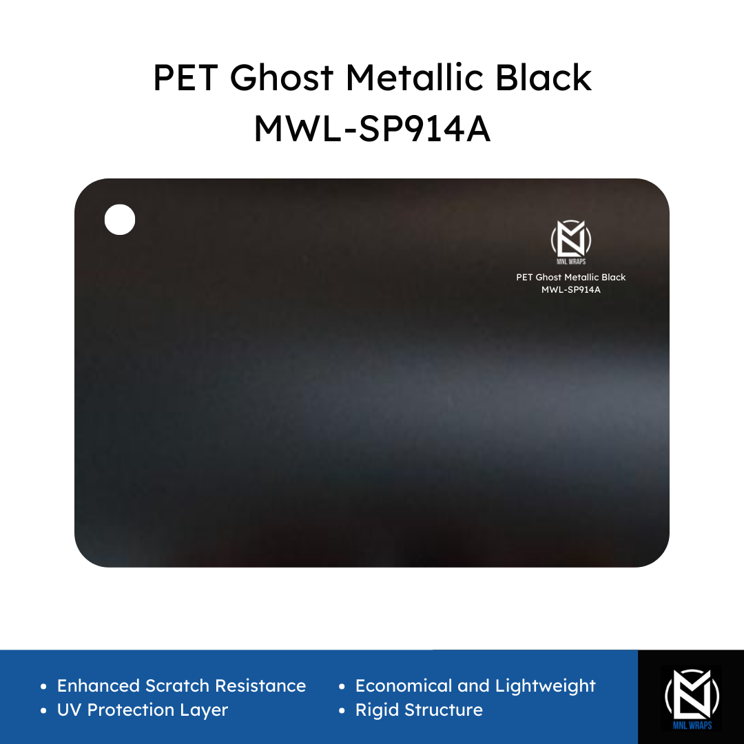 PET Ghost Metallic Black MWL-SP914A