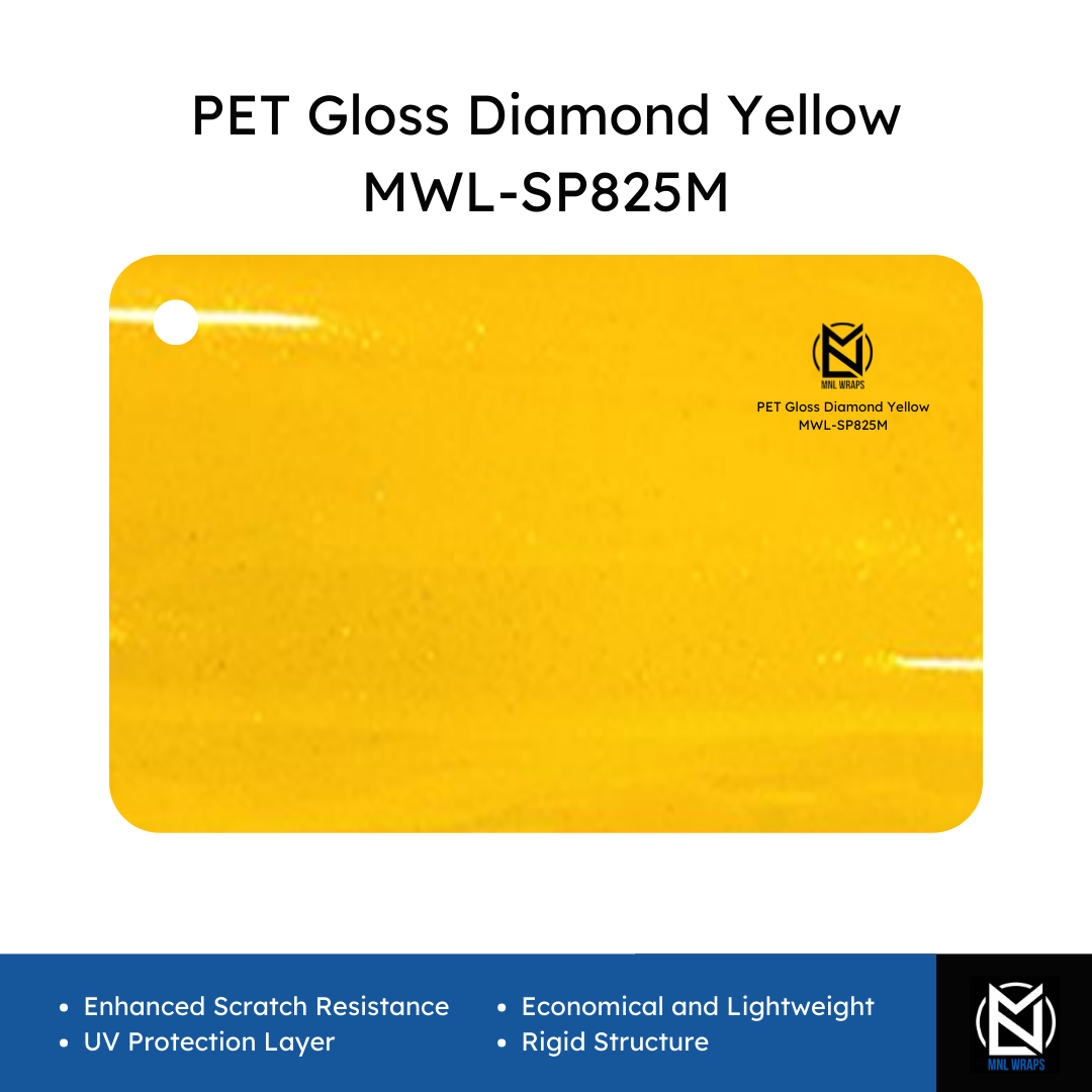 PET Gloss Diamond Yellow MWL-SP825M