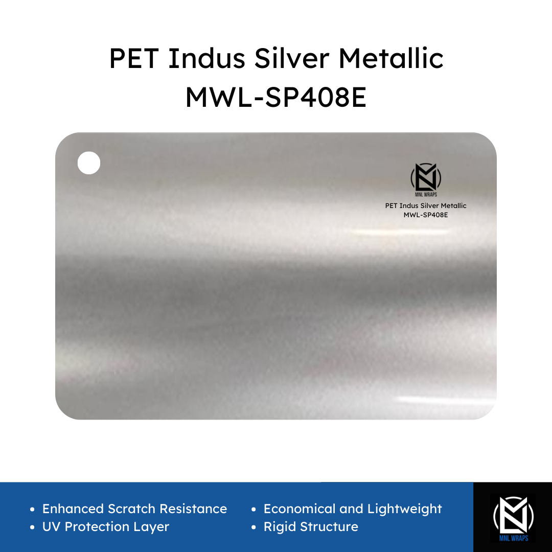 PET Indus Silver Metallic MWL-SP408E