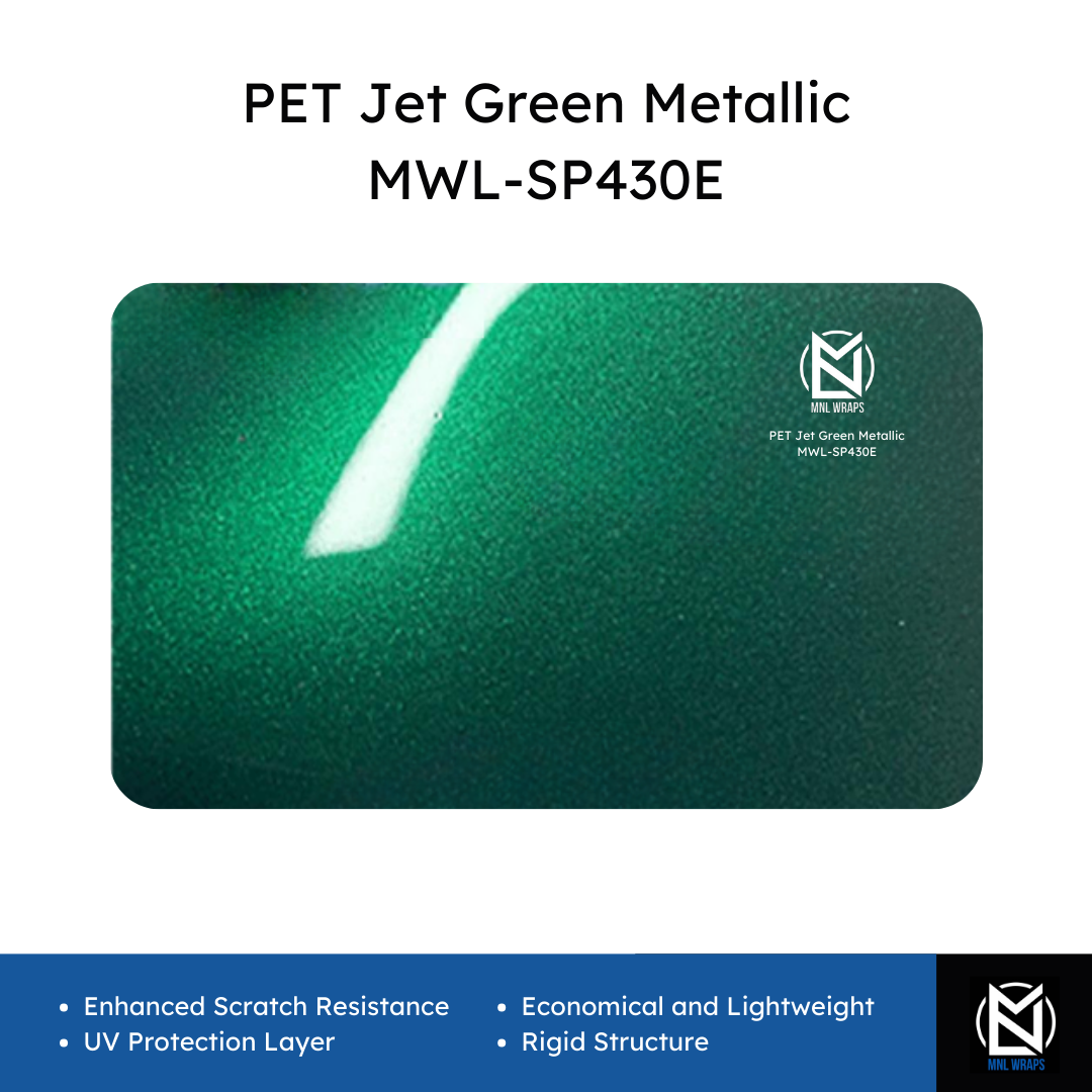 PET Jet Green Metallic MWL-SP430E
