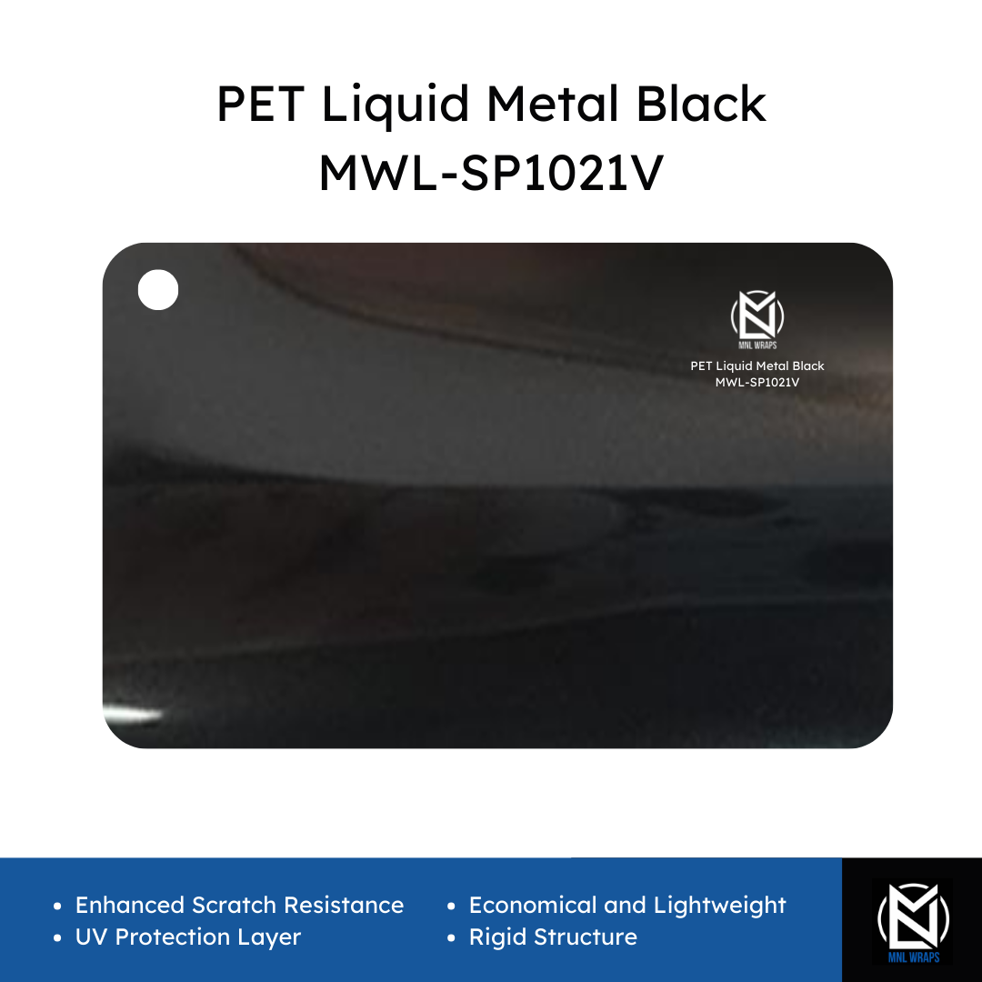 PET Liquid Metal Black MWL-SP1021V