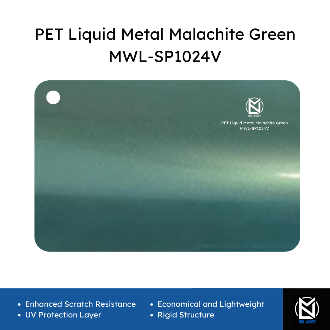 PET Liquid Metal Malachite Green MWL-SP1024V