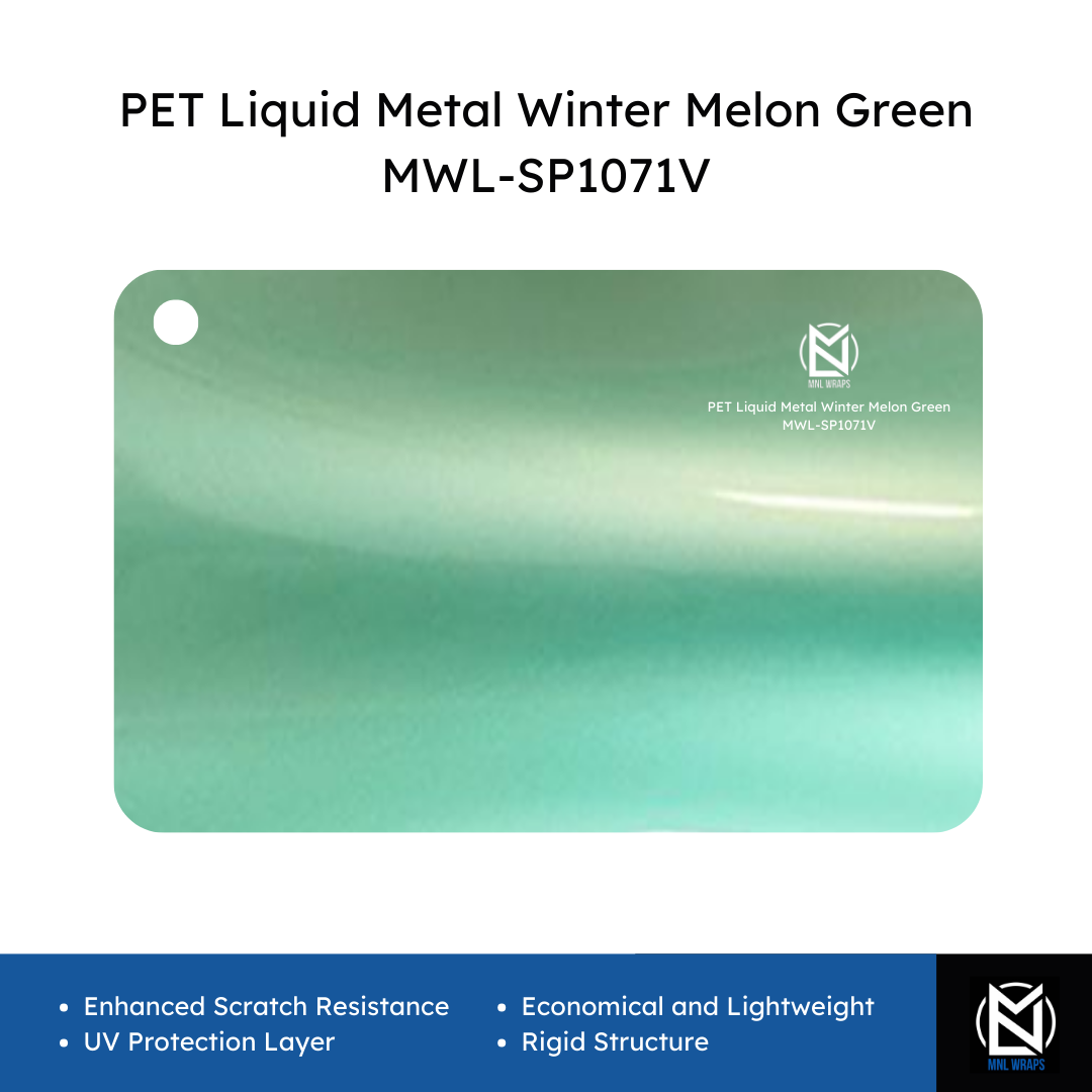 PET Liquid Metal Winter Melon Green MWL-SP1071V