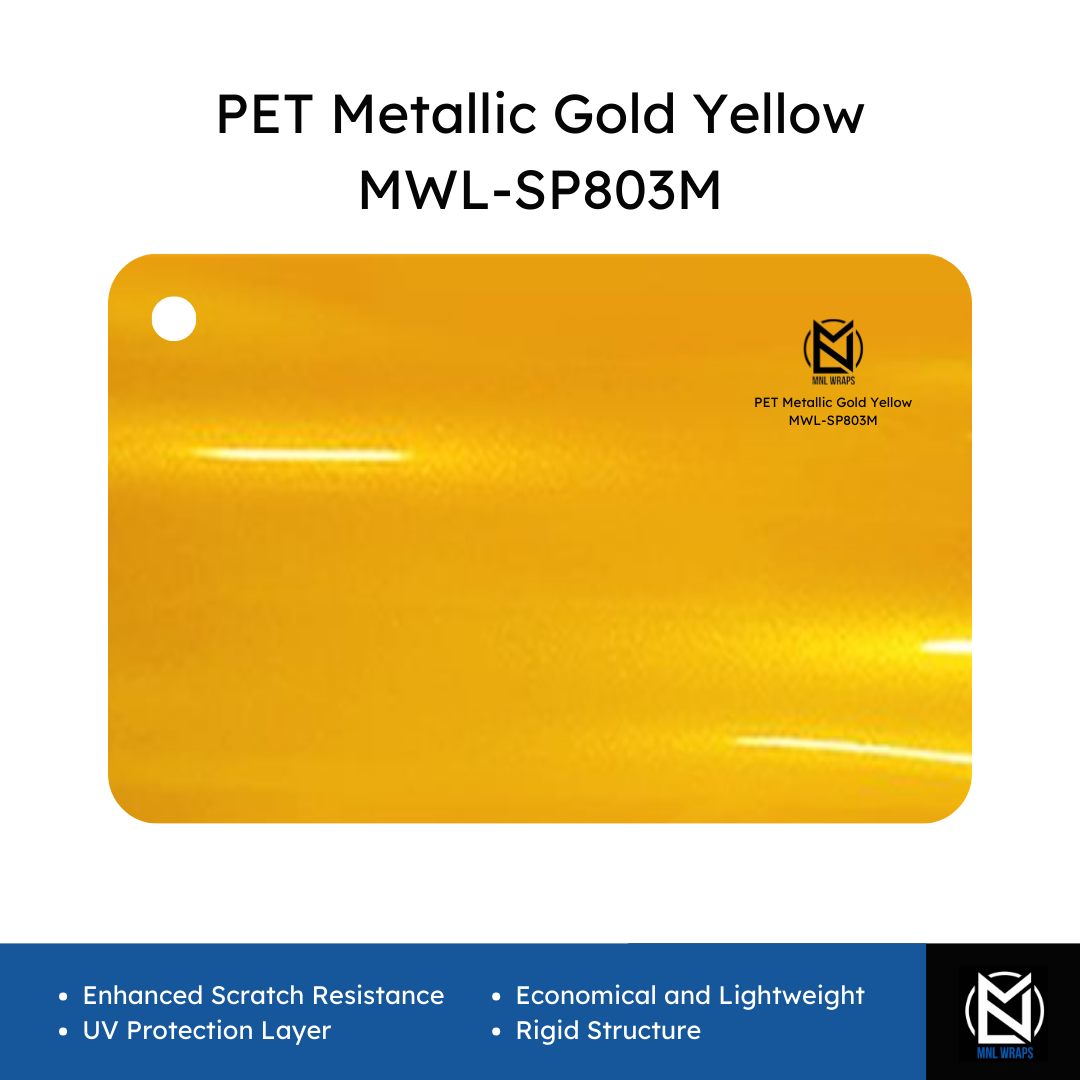 PET Metallic Gold Yellow MWL-SP803M