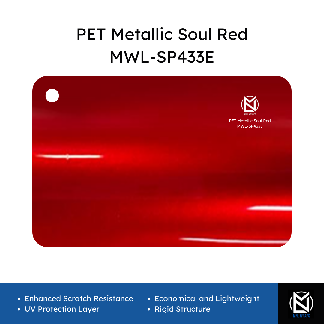PET Metallic Soul Red MWL-SP433E