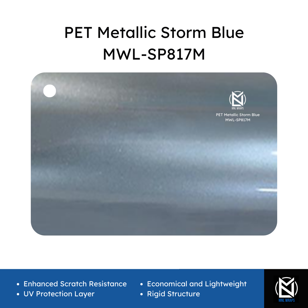 PET Metallic Storm Blue MWL-SP817M