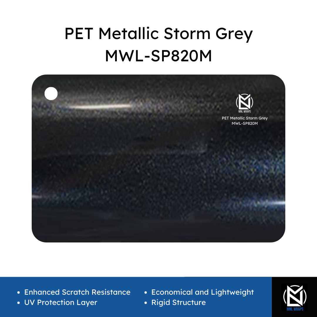 PET Metallic Storm Grey MWL-SP820M
