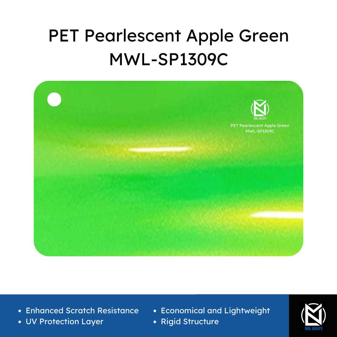 PET Pearlescent Apple Green MWL-SP1309C