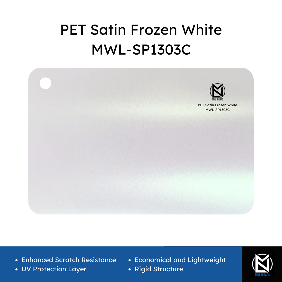 PET Satin Frozen White MWL-SP1303C
