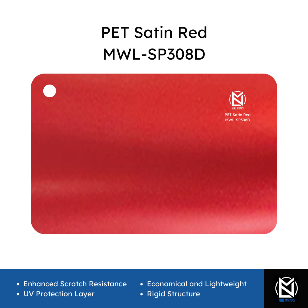 PET Satin Red MWL-SP308D