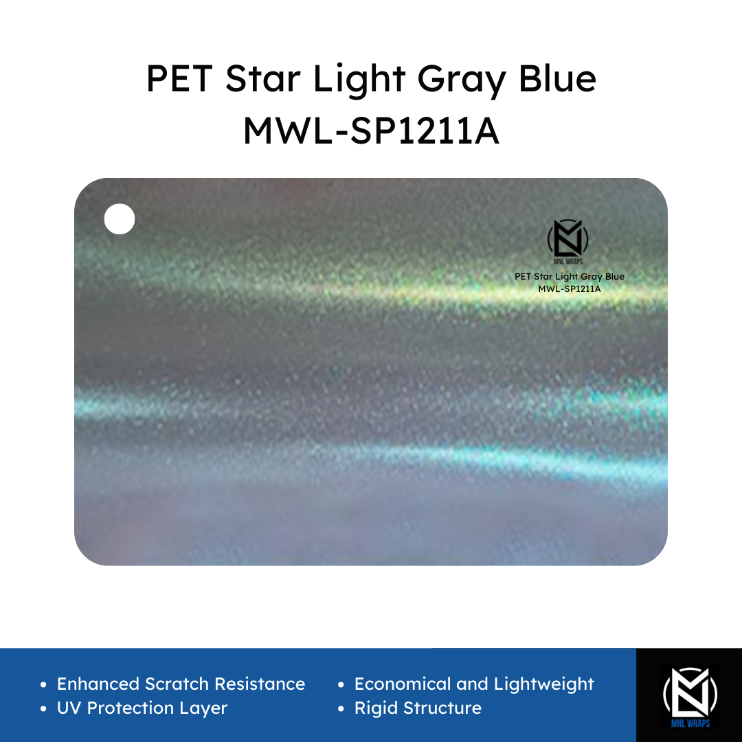 PET Star Light Gray Blue MWL-SP1211A
