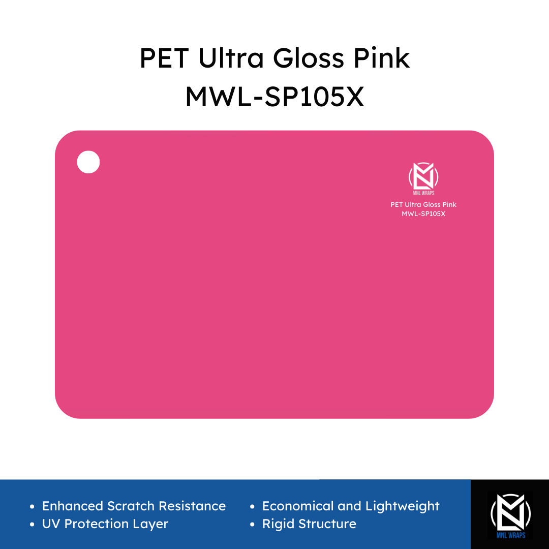 PET Ultra Gloss Pink MWL-SP105X
