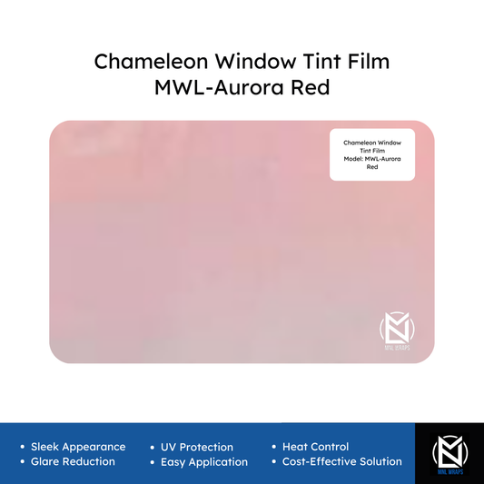 Chameleon Window Tint Film MWL-Aurora Red