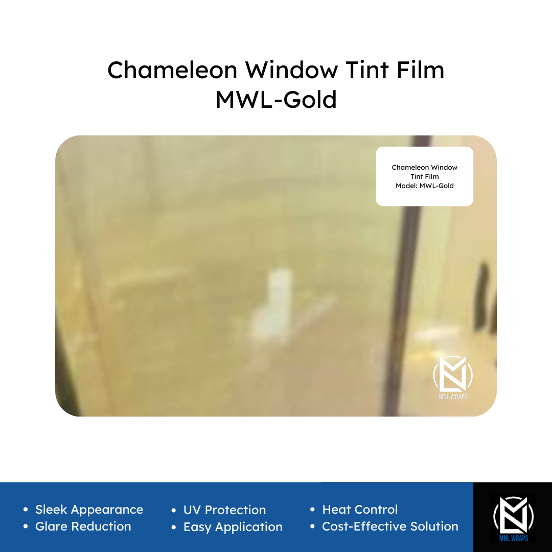 Chameleon Window Tint Film MWL-Gold