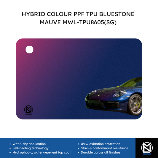 HYBRID COLOUR PPF TPU BLUESTONE MAUVE MWL-TPU8605(SG)