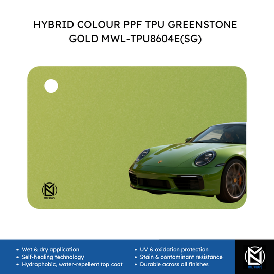 HYBRID COLOUR PPF TPU GREENSTONE GOLD MWL-TPU8604E(SG)