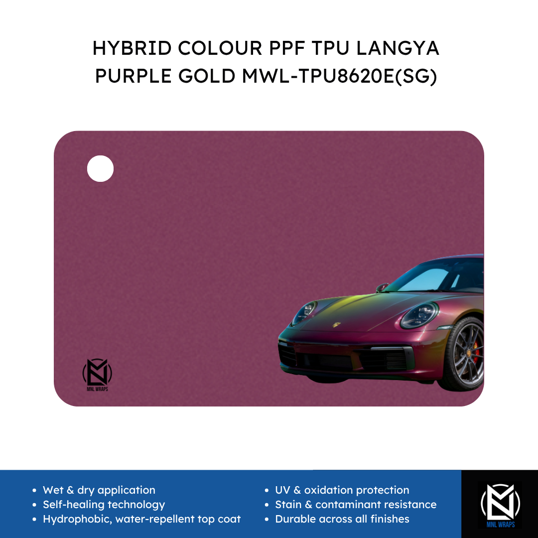 HYBRID COLOUR PPF TPU LANGYA PURPLE GOLD MWL-TPU8620E(SG)