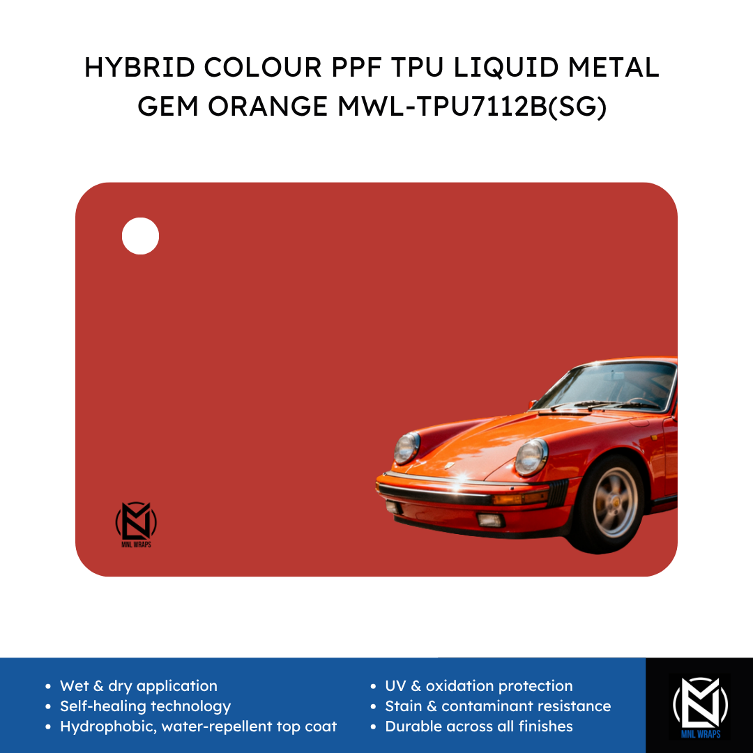 HYBRID COLOUR PPF TPU LIQUID METAL GEM ORANGE MWL-TPU7112B(SG)