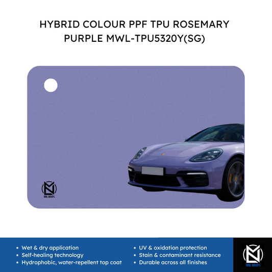 HYBRID COLOUR PPF TPU ROSEMARY PURPLE MWL-TPU5320Y(SG)