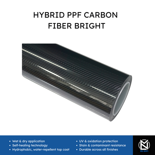 Hybrid PPF Carbon Fiber Bright