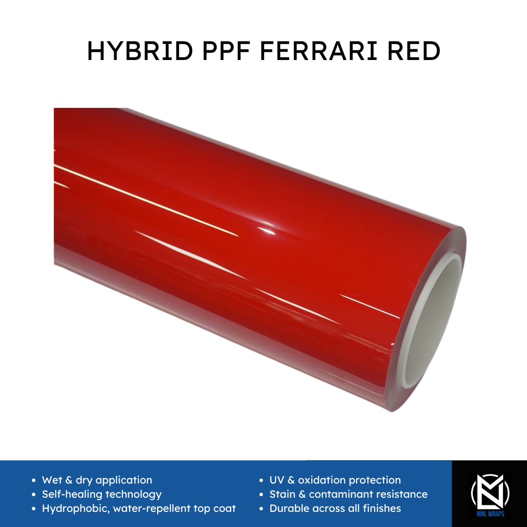 Hybrid PPF Ferrari Red