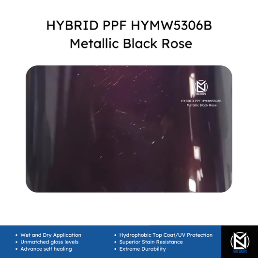 Hybrid PPF HYMW5306B Metallic Black Rose